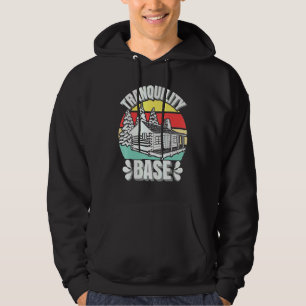 Camping Login Kabine Tranquility Base Camper Urlau Hoodie
