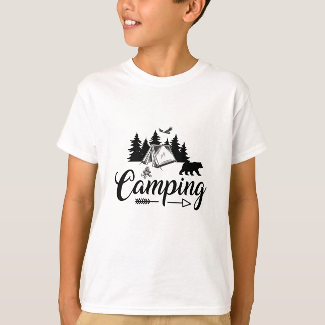 Camping Lover - Cooles Camping T-Shirt (Vorderseite)
