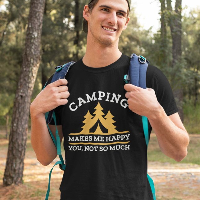 Camping macht mich glücklich T-Shirt (camping shirt)