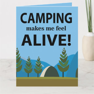 Camping macht mich lebendig karte