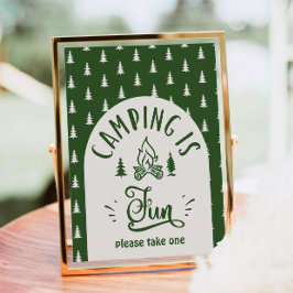 Camping macht Spaß One Happy Camper Poster