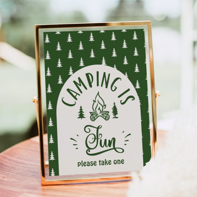 Camping macht Spaß One Happy Camper Poster (Von Creator hochgeladen)