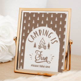 Camping macht Spaß One Happy Camper Poster