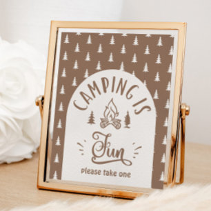 Camping macht Spaß One Happy Camper Poster