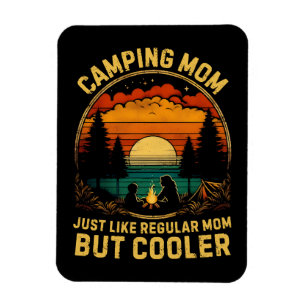 Camping-Mama, genau wie eine normale Mama Magnet