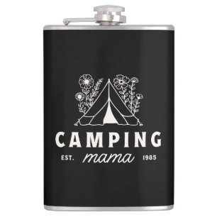Camping-Mama Sommercamp Camper Müttertag Flachmann