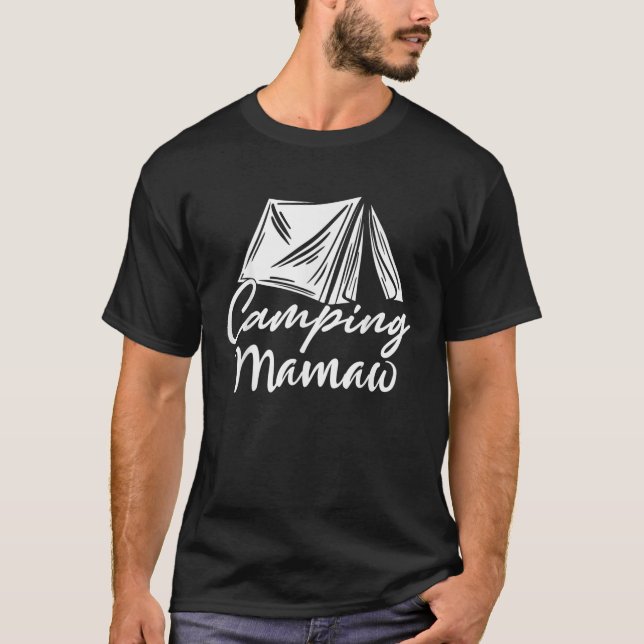 Camping Mamaw Camper Family Matching Camp Trip T-Shirt (Vorderseite)