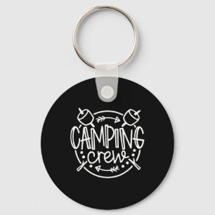 Camping-Mannschaft Lagerfeuer Sommercamp Urlaub Fa Schlüsselanhänger