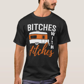 Camping mit Anhängern Familie T-Shirt