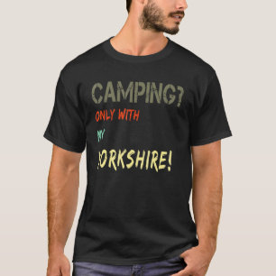 Camping mit Dog Zelt Camper Van nur Vintag mit T-Shirt