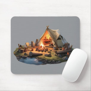 Camping mit Geliebten Mousepad