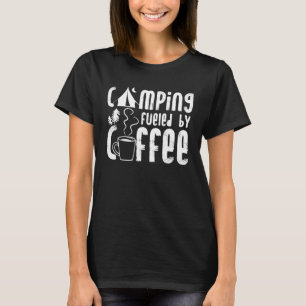 Camping mit Kaffeemaschine Camper im Freien Ca T-Shirt