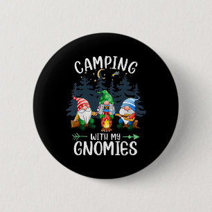 Camping mit meinen Gnomies lustiges Gnom-Camp Frau Button