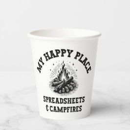 Camping Mode: Aus dem Raster - lustiges Geschenk f Pappbecher