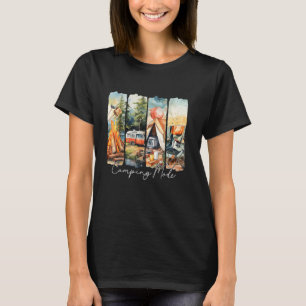 Camping Mode Retro Sommer Outdoor Adventure Campin T-Shirt