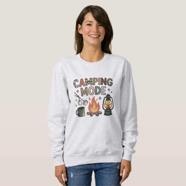 Camping Mode  Sweatshirt (Vorne ganz)