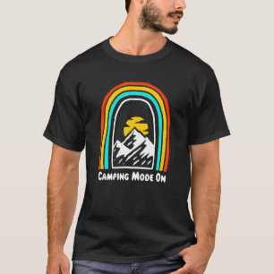 Camping-Modus für Wildtiere Natur Außenbäume T-Shirt