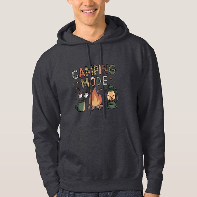 Camping-Modus  Hoodie (Vorderseite)