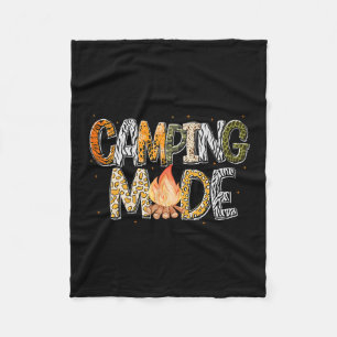Camping-Modus Sommer-Abenteuer-Lagerfeuer-Naturlie Fleecedecke