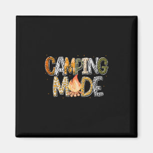 Camping-Modus Sommer-Abenteuer-Lagerfeuer-Naturlie Magnet