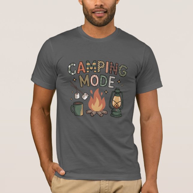Camping-Modus  T-Shirt (Vorderseite)