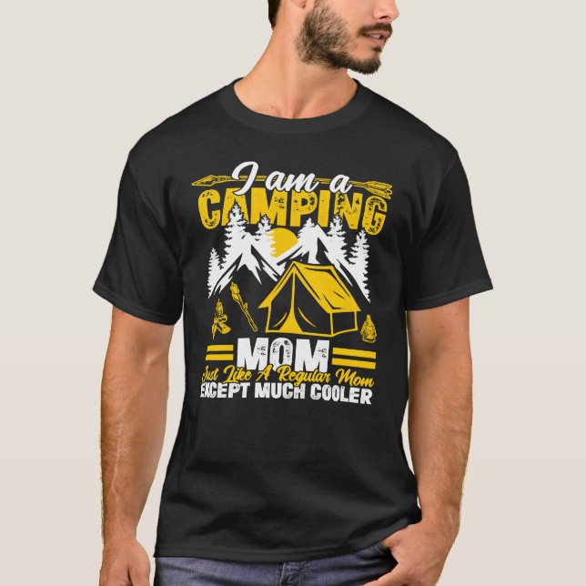 Camping Mom Mother Day family T-Shirt (Vorderseite)