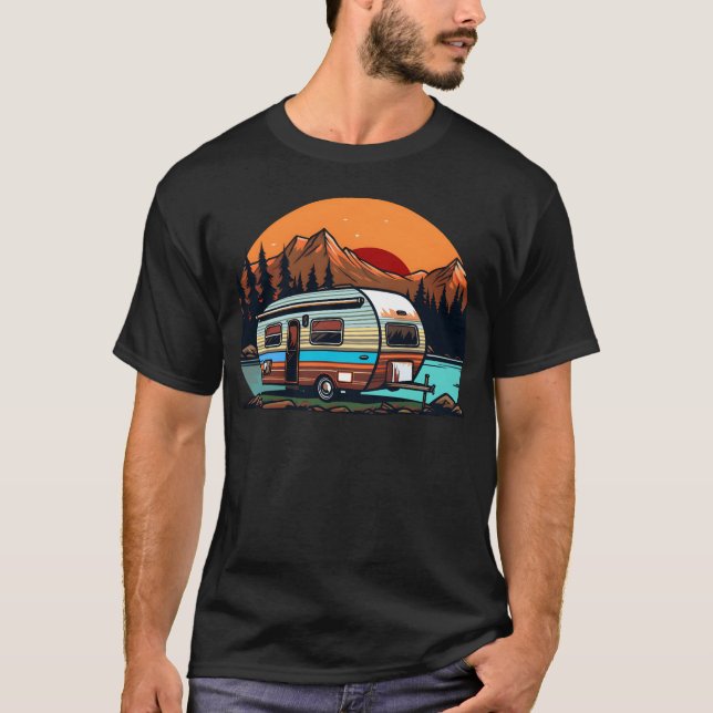 Camping Mountain family T-Shirt (Vorderseite)