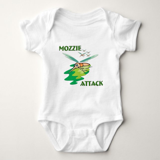 Camping Mozzie Baby Strampler (Vorderseite)