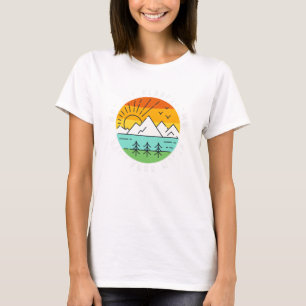 Camping Natur Wald Camper Abenteuer RV Camping T-Shirt