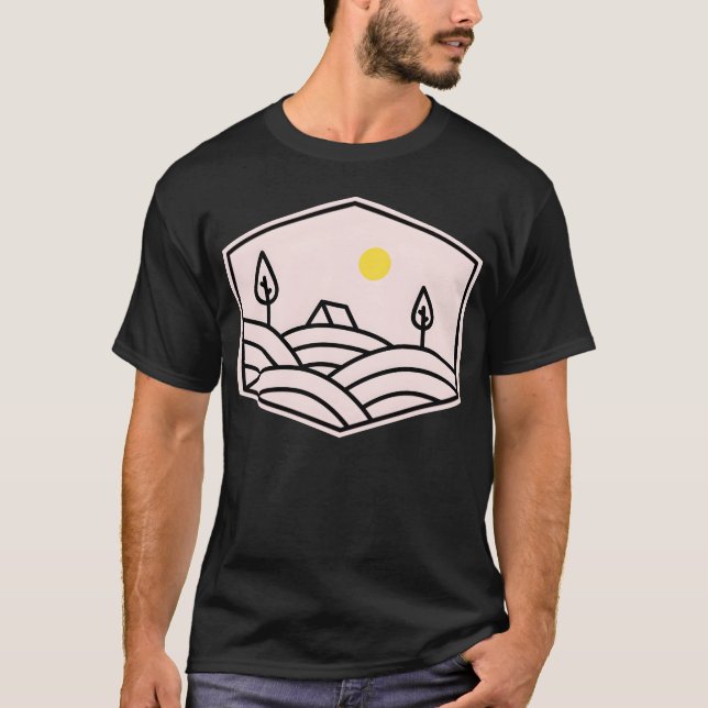 Camping Natur Wild Retro T-Shirt (Vorderseite)