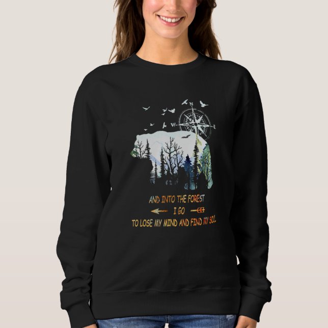 Camping Nature Sweatshirt (Vorderseite)