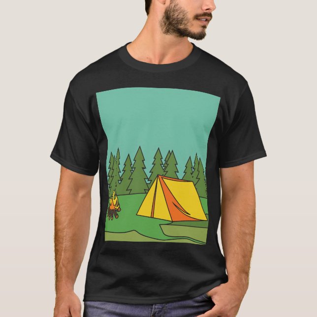 Camping Nature Vintage family T-Shirt (Vorderseite)