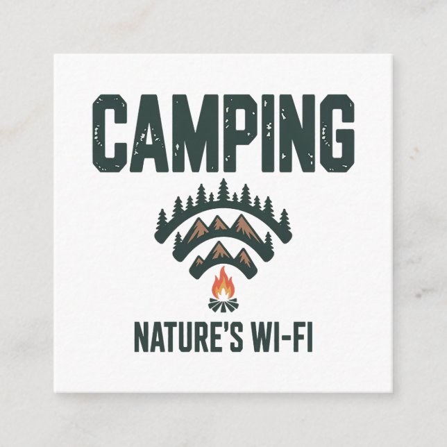 Camping Naturen Wifi Begleitkarte (Vorderseite)