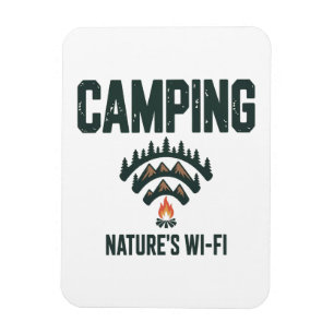 Camping Naturen Wifi Magnet