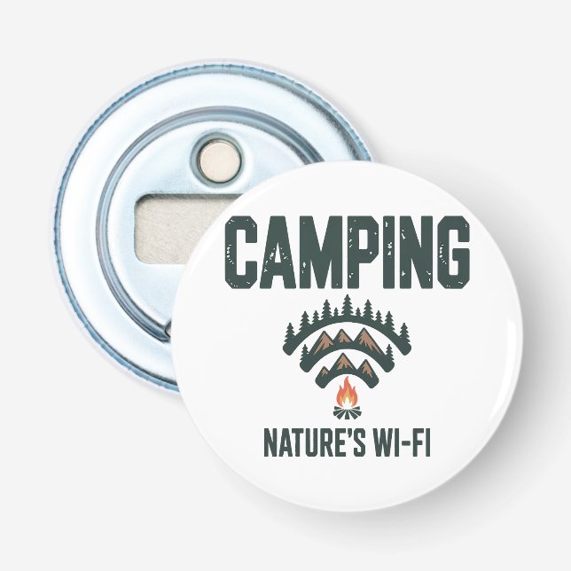 Camping Natures Wifi Flaschenöffner (Vorderseite)