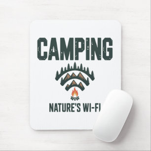 Camping Natures Wifi Mousepad