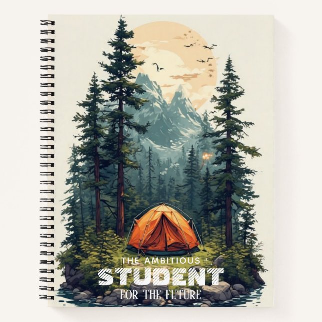 camping Notebook Notizbuch (Vorderseite)