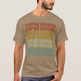 Camping Oma Rv Camper Camping Oma Glamping T-Shirt
