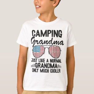 Camping Oma wie ein normaler Opa nur Mu T-Shirt
