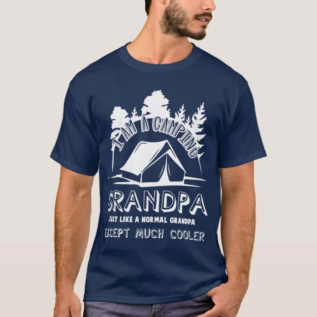 Camping Opa Freund T-Shirt (Vorderseite)
