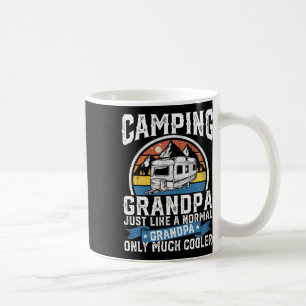 Camping Opa Lustiger Camper RV Retro Papa Outdoor Kaffeetasse