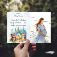 Camping Outdoor Adventure Baby Dusche Foto