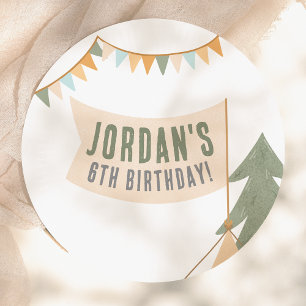 Camping Outdoor Adventure Boy Geburtstagsparty Pappteller