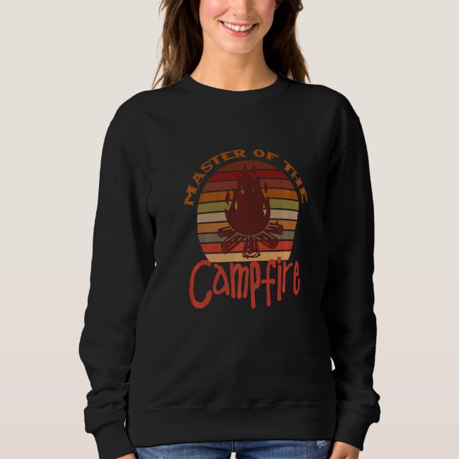 Camping Outdoor Designs Master Of The Campfire  1 Sweatshirt (Vorderseite)