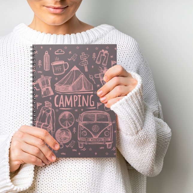 Camping Outdoor Illustration Notizblock (Von Creator hochgeladen)