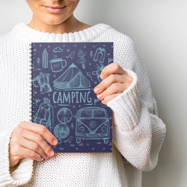 Camping Outdoor Illustration Notizblock (Von Creator hochgeladen)