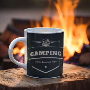 Camping Outdoor Lass Abenteuer Kaffeetasse