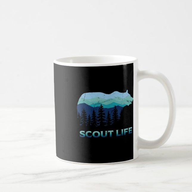 Camping Outdoor Scouch Wandern Paradies für Klette Kaffeetasse (Rechts)