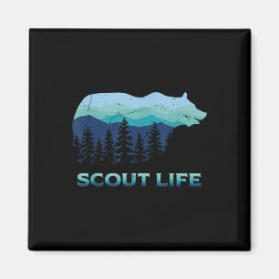 Camping Outdoor Scouch Wandern Paradies für Klette Magnet