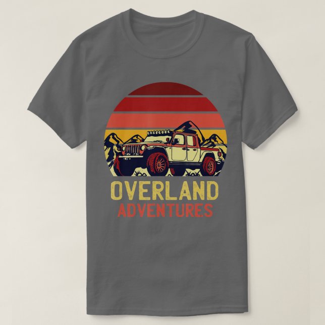 Camping Overland Adventures T-Shirt (Design vorne)